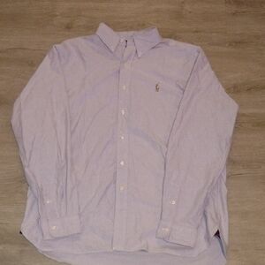 Ralph Lauren Men's Lavender Button Down Shirt